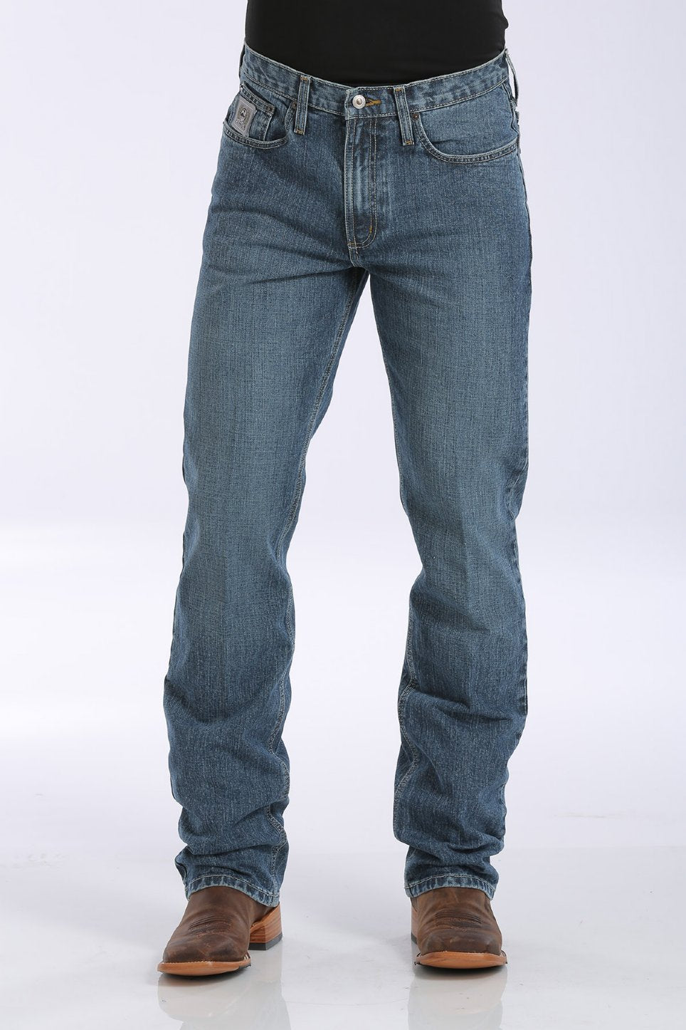 Men's Cinch Silver Label Jeans - Slim Fit - Medium Stonewash