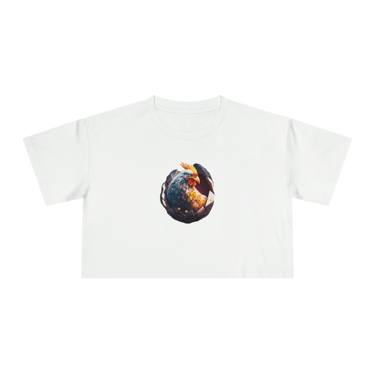 Women's Chicken Bash Crop Tee