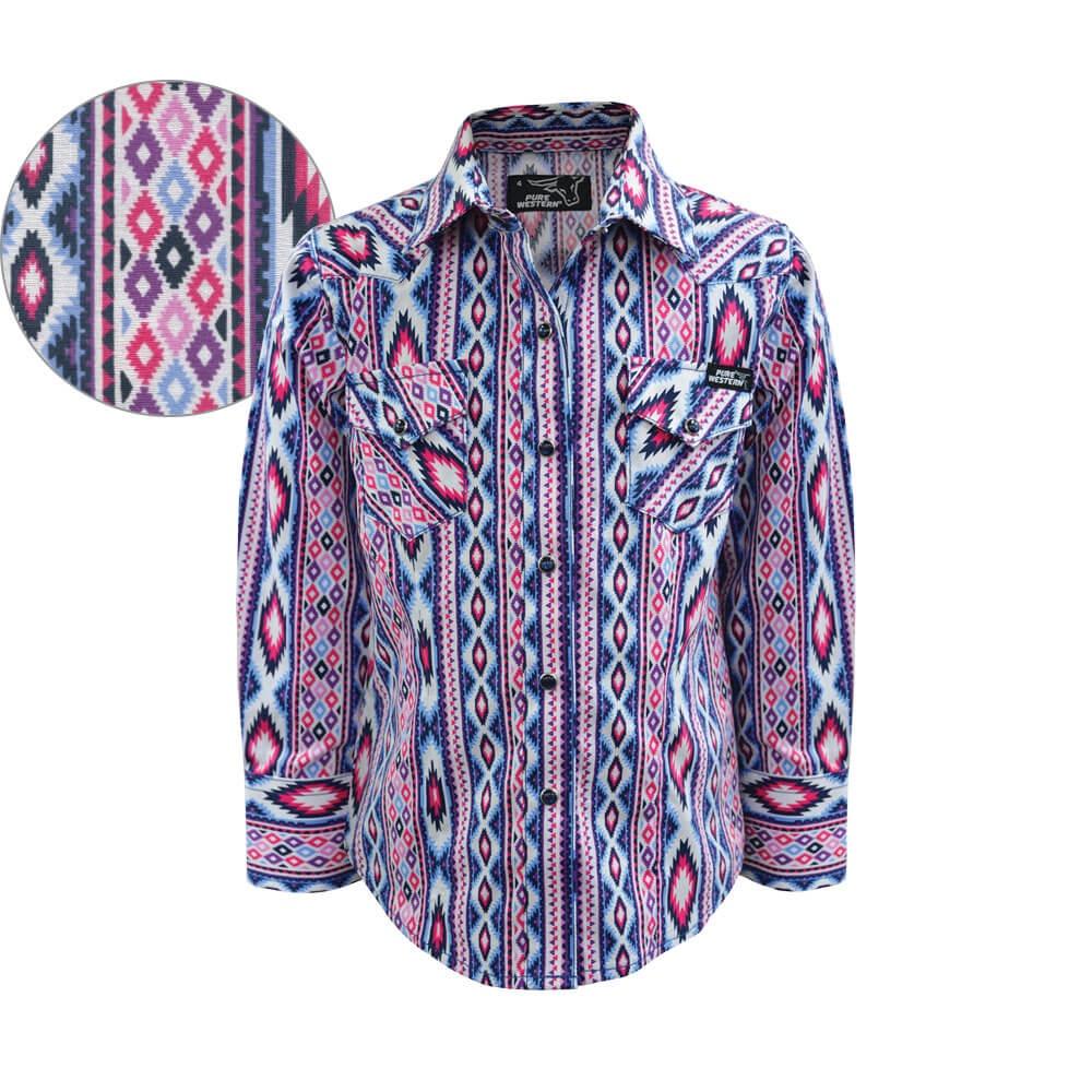 Girl's Pure Western Tamsin Shirt - Diamond K Country