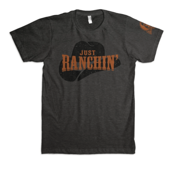 Load image into Gallery viewer, Dale Brisby Wear - Just Ranchin T-shirt
