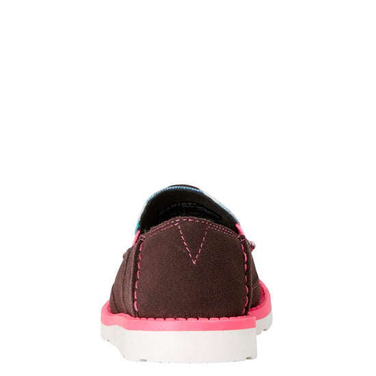 Kid's Ariat Aged Coffee Suede/Sky Camo 10021607