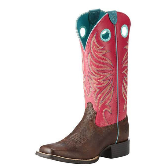 Ariat Round Up Ryder Women's Western Boots Yukon Chocolate - Diamond K Country