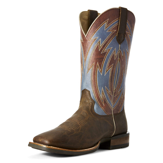 Load image into Gallery viewer, Ariat Men&amp;#39;s Crossdraw Ox Blood and Blue Fireball

