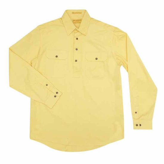 Load image into Gallery viewer, Just Country Cameron 1/2 Button Shirt Men&amp;#39;s Butter - Diamond K Country
