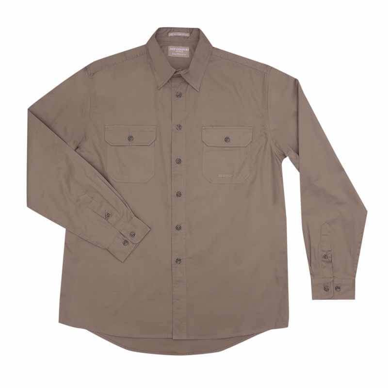 Just Country Evan Full Button Shirt Men's Brown - Diamond K Country