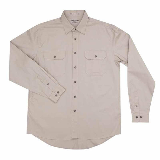 Just Country Evan Full Button Shirt Men's Stone - Diamond K Country