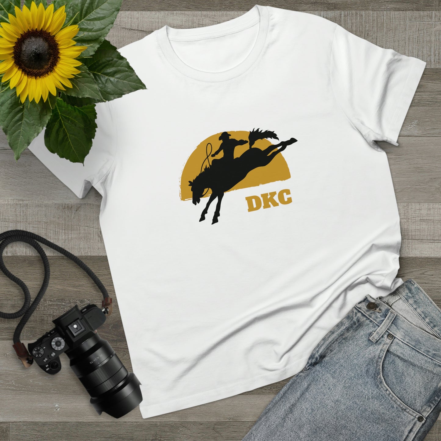 Load image into Gallery viewer, Women’s DKC horse Jump crew neck t-shirt
