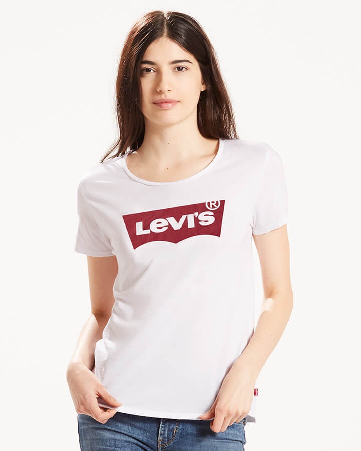 Women's Levis White Perfect Tee