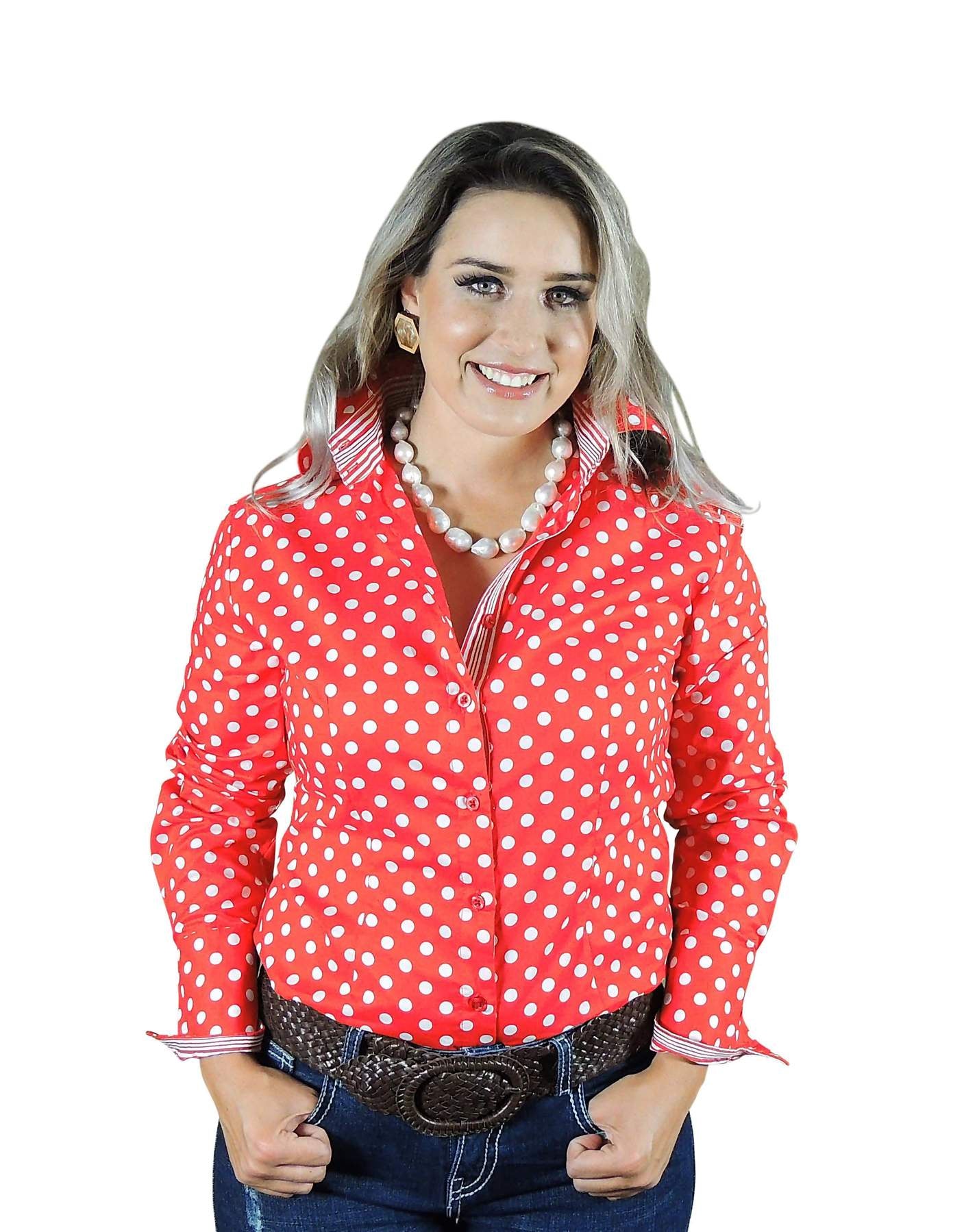 Hitchley & Harrow - Red & White Dotty Fitted