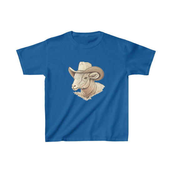 Kids ram cowboy crew neck t-shirt