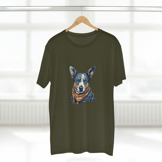 Men's Blue heeler Crew Neck T-shirt