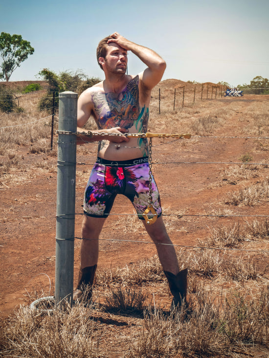 Men's Cinch Cock Boxer Briefs 9" Leg