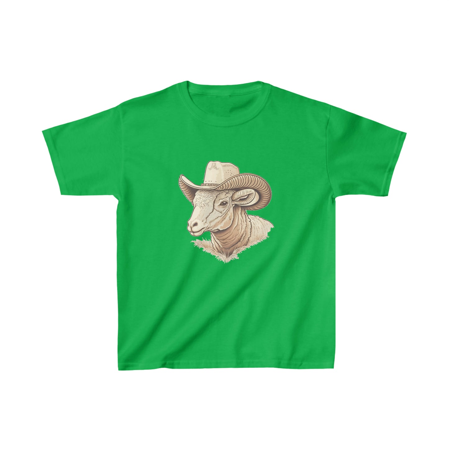 Kids ram cowboy crew neck t-shirt