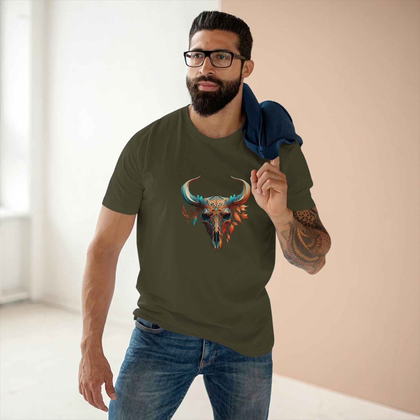 Men's dead and dusted Crew Neck T-shirt