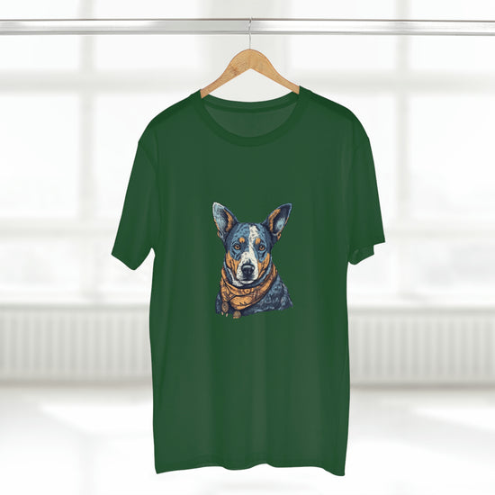 Men's Blue heeler Crew Neck T-shirt