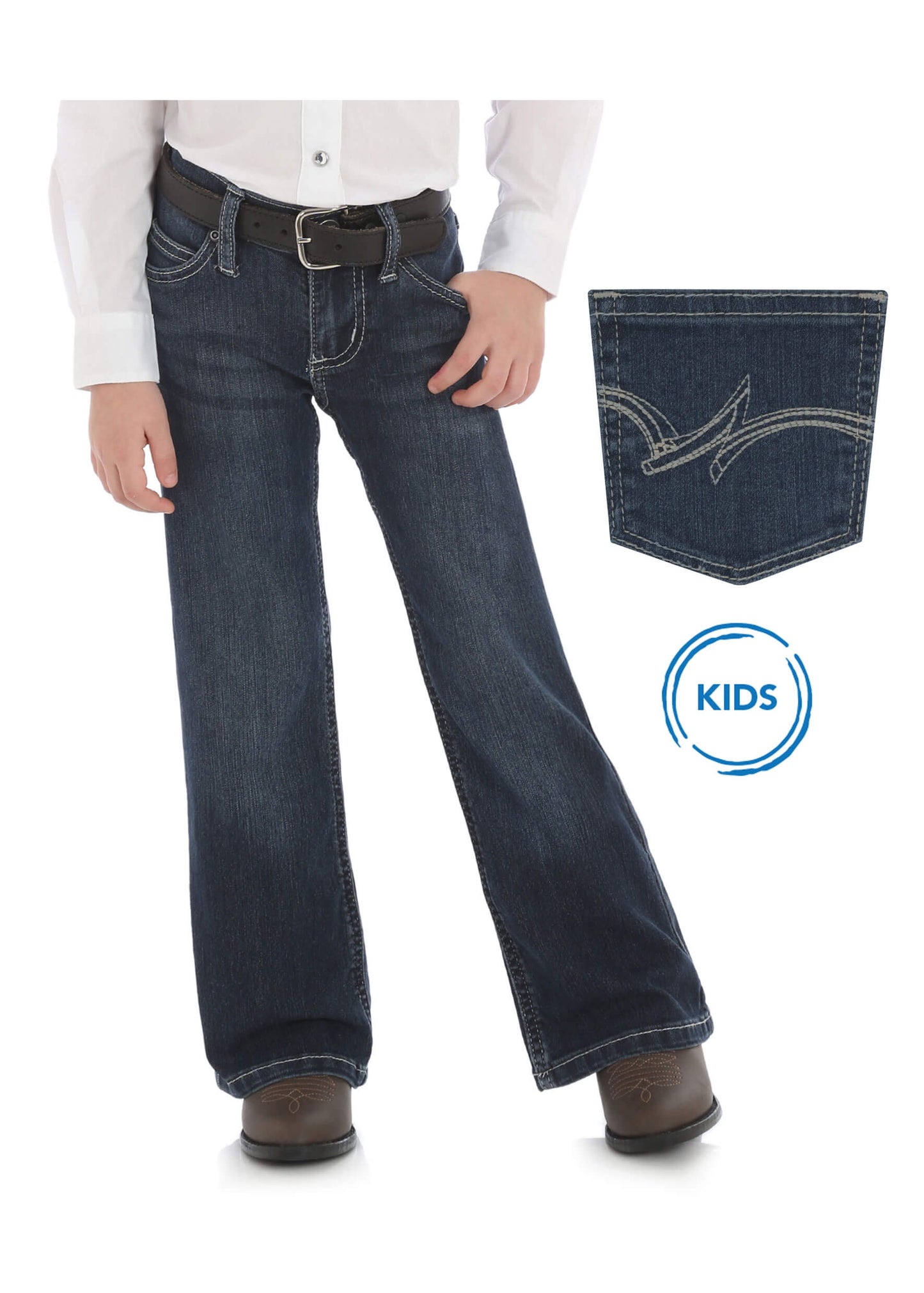 Load image into Gallery viewer, Girl&amp;#39;s Wrangler Retro Bootcut Jeans
