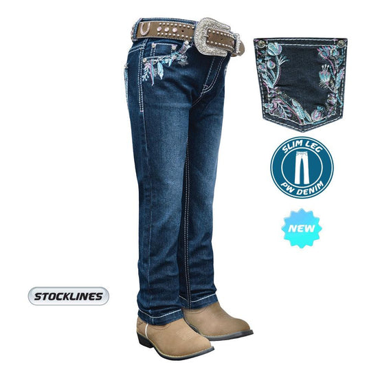 Load image into Gallery viewer, Girl&amp;#39;s Pure Western Madison Slim Leg Jeans - Diamond K Country
