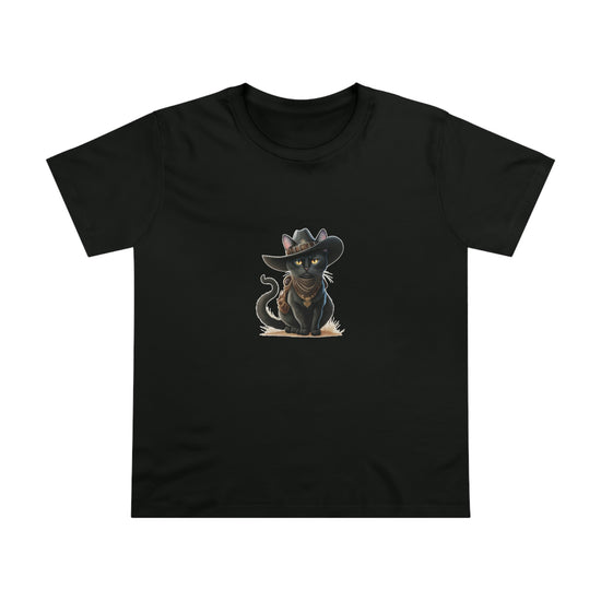 Women's Western Kitty Crew Neck T-shirt