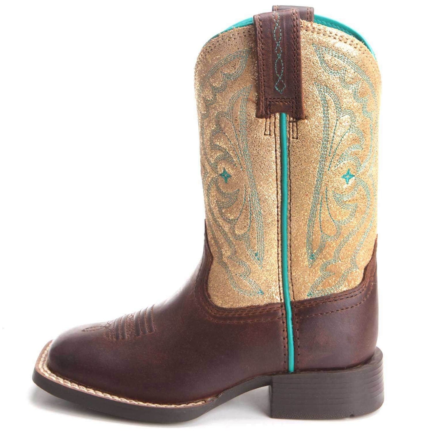 Gold Girl's Ariat Quickdraw Boots
