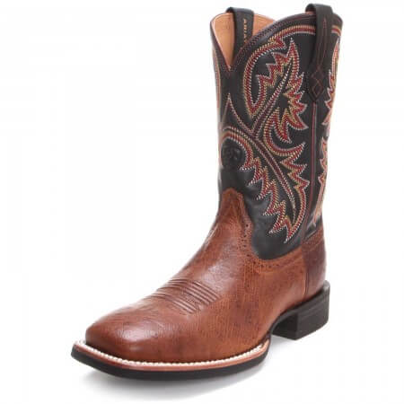 The Ariat Quickdraw Horseman Boots in Ostrich Leather