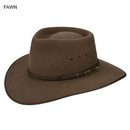 Akubra Cattleman Hat Fawn - Diamond K Country
