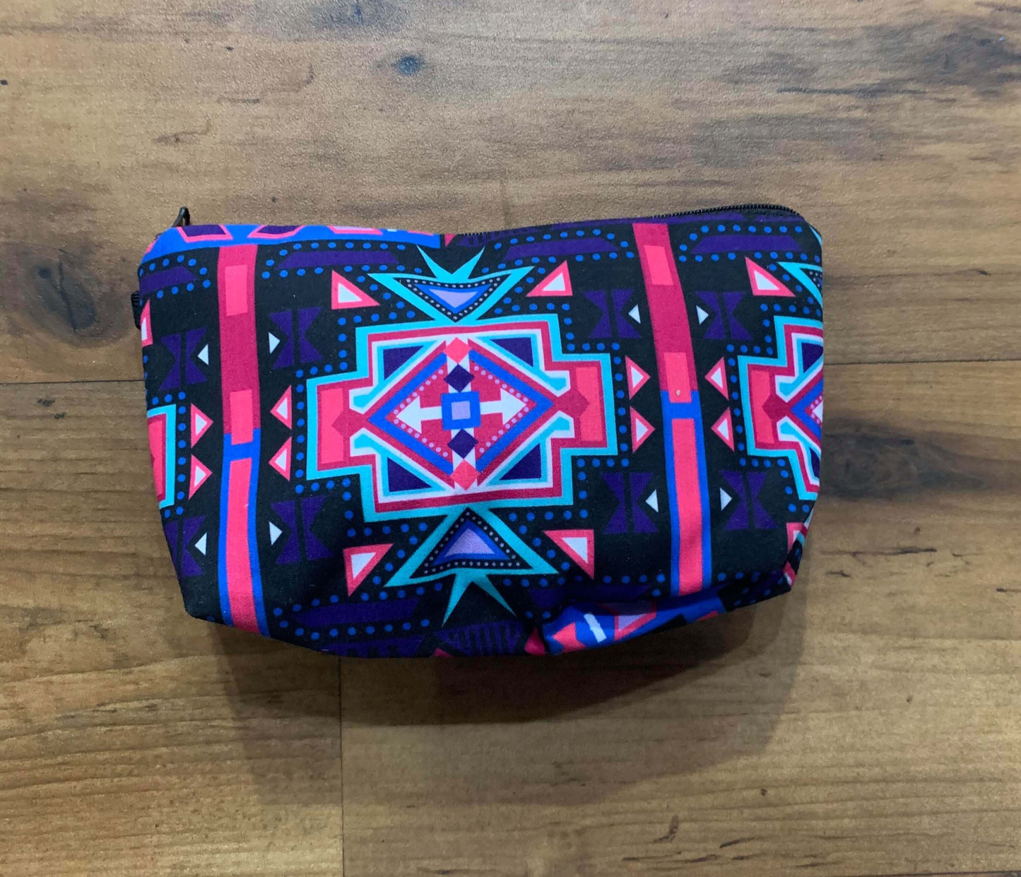 Cosmetic Travel Bag - 3D Aztec Print