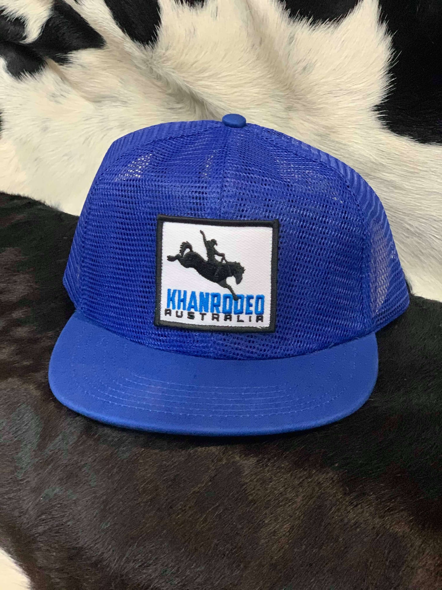 Load image into Gallery viewer, The Campdraft Aus - Royal Blue Khan Rodeo Cap

