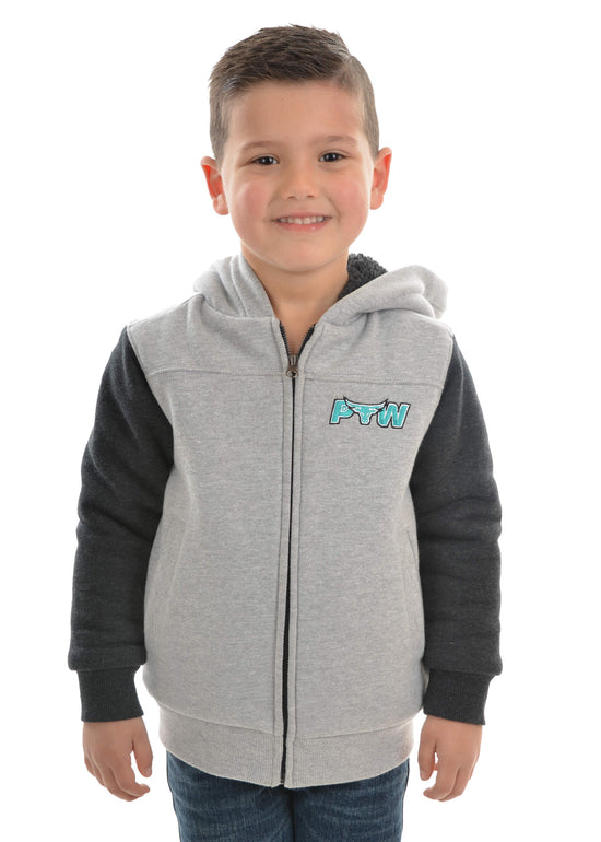 Load image into Gallery viewer, Boy&amp;#39;s Pure Western Cambridge ZipUp Hoodie
