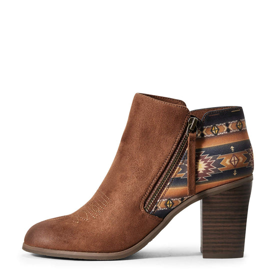 Load image into Gallery viewer, Women&amp;#39;s Ariat Unbridled Kaylee Cognac Suede Tan Boots
