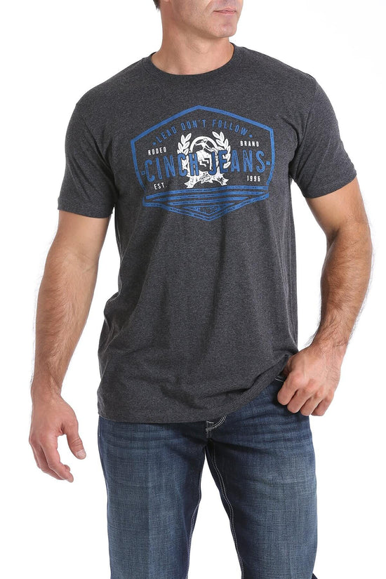 Load image into Gallery viewer, Men&amp;#39;s Cinch Heathered Grey T-Shirts
