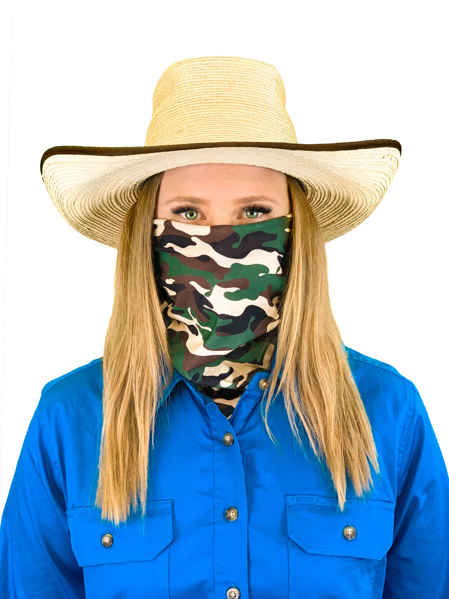 Load image into Gallery viewer, Face Shield - Basic Military Camo
