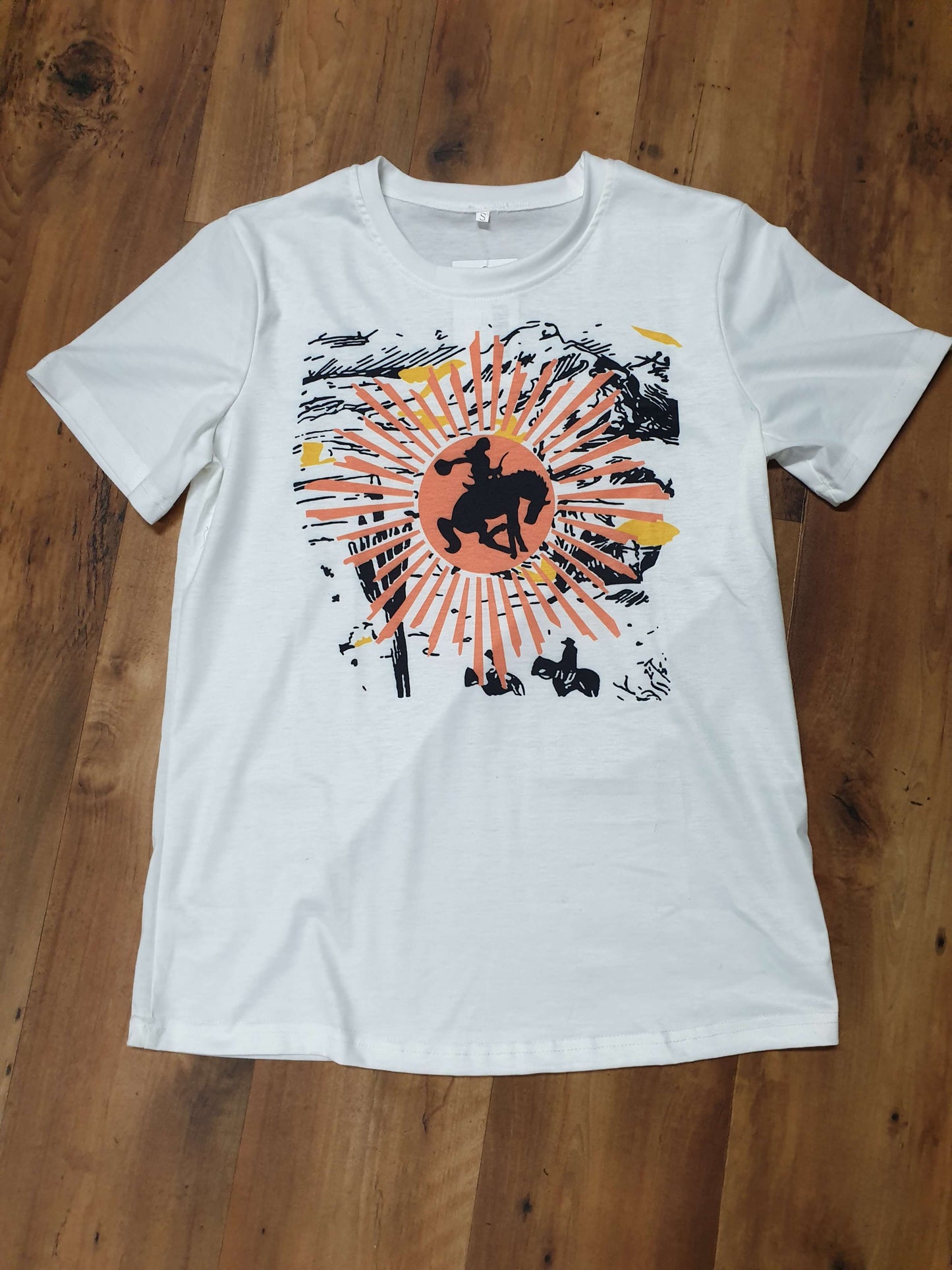 Load image into Gallery viewer, Cowboy Bronc Cactus Graphic Tee
