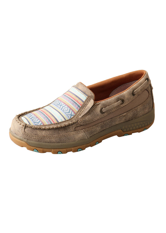 Load image into Gallery viewer, Women&amp;#39;s Twisted X Aztec Cellstretch Slip On Mocs
