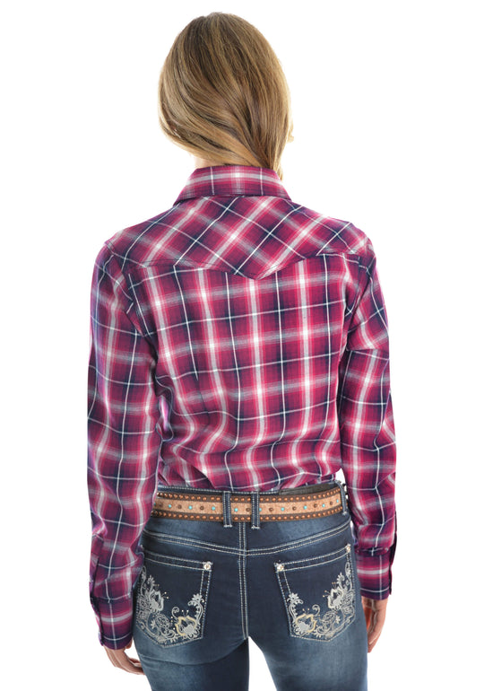 Women's Pure Western Frill Long Sleeve Shirt