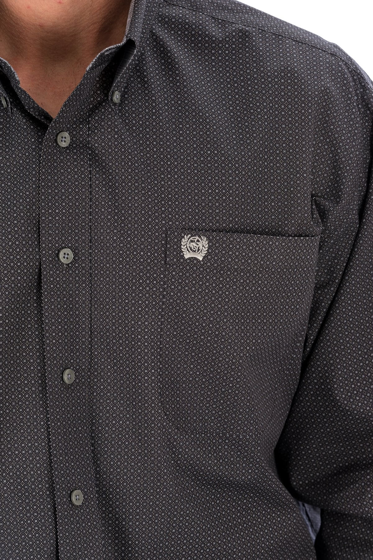 Load image into Gallery viewer, Men&amp;#39;s Grey Cinch Shirt
