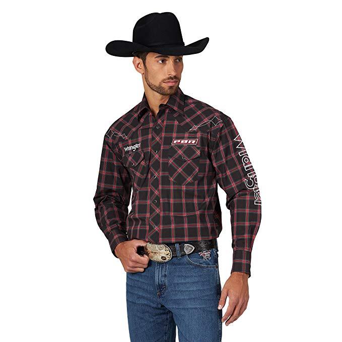 Wrangler pbr long sleeve shirts sale