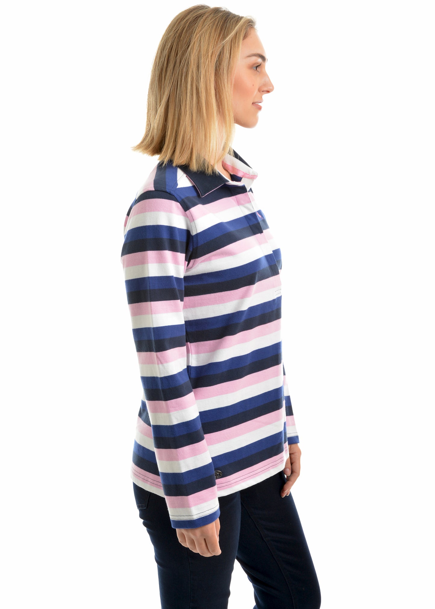 Load image into Gallery viewer, Women&amp;#39;s Thomas Cook Caroline Stripe Rugby Jersey T9W2506029
