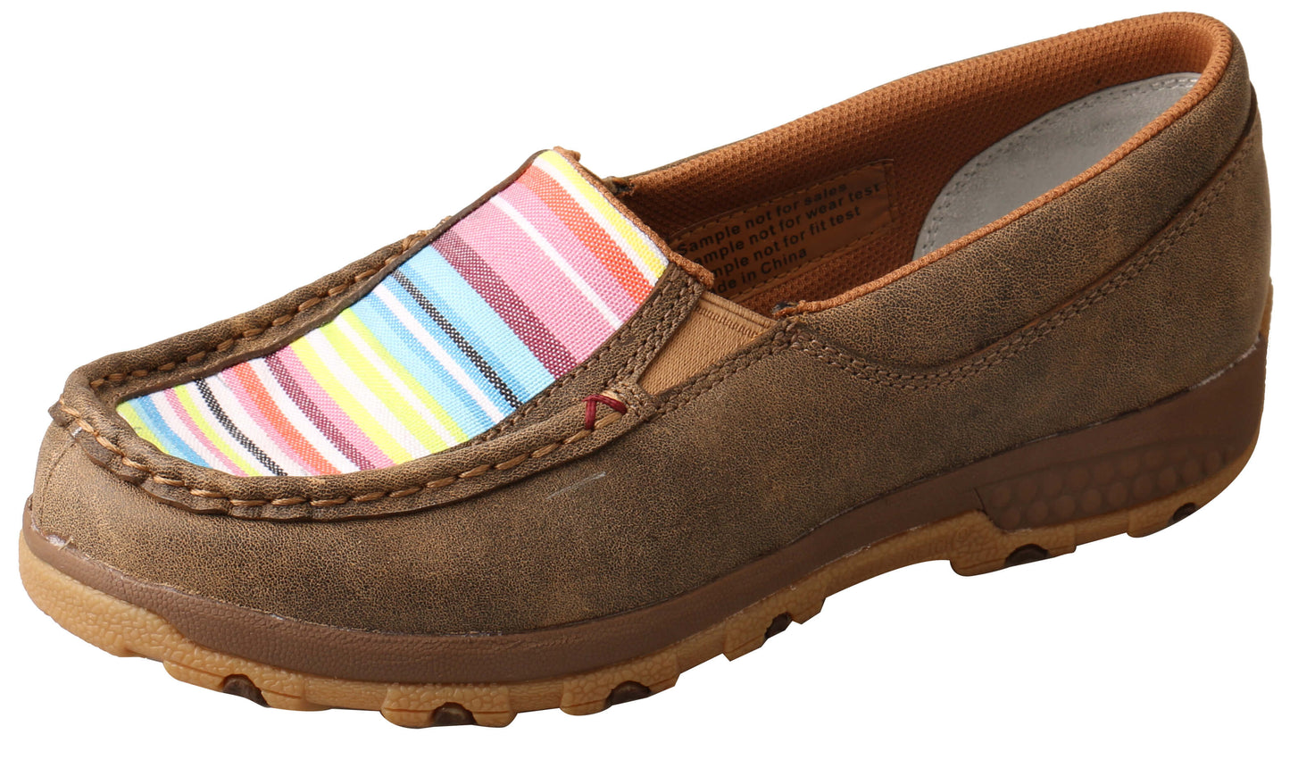 Load image into Gallery viewer, Women&amp;#39;s Twisted X Striped Cellstretch Slip On Mocs
