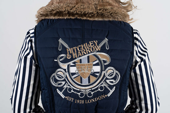 Hitchley & Harrow PV4 Navy Puffer Vest