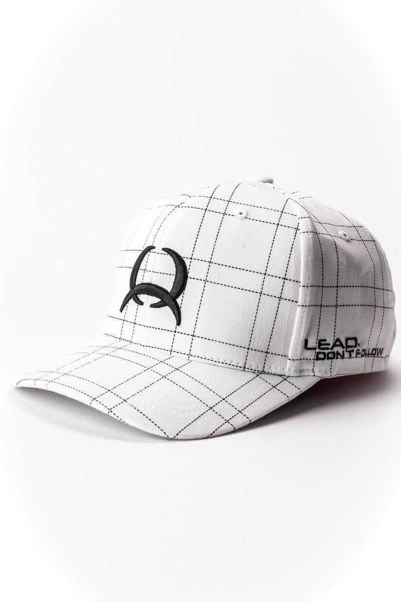 Cinch Flexfit White Cap – Diamond K Country