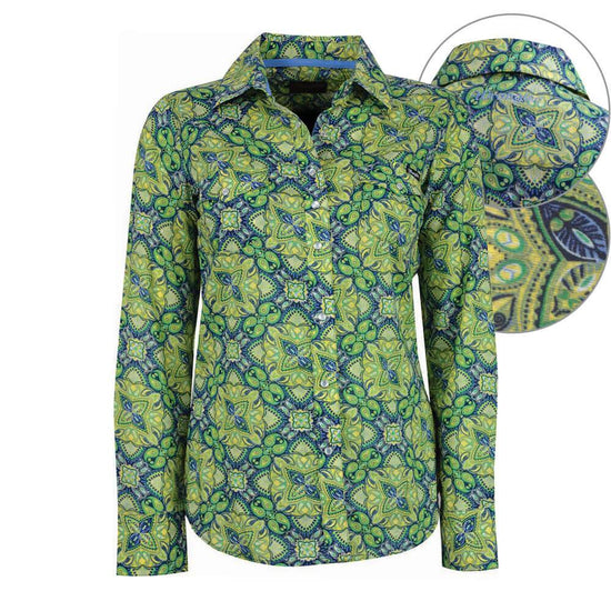 Load image into Gallery viewer, Women&amp;#39;s Wrangler Quilpie Print Shirt
