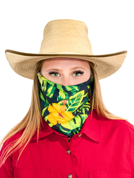 Load image into Gallery viewer, Face Shield - Hawaiian Floral
