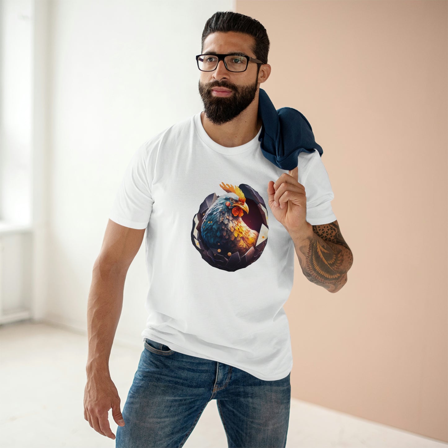 Load image into Gallery viewer, Men&amp;#39;s Chicken Bash Crew Neck T-shirt
