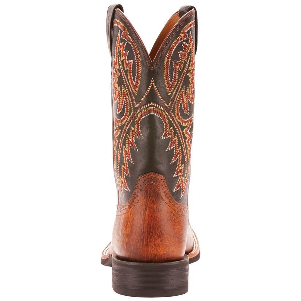 The Ariat Quickdraw Horseman Boots in Ostrich Leather