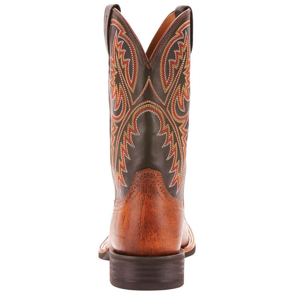 The Ariat Quickdraw Horseman Boots in Ostrich Leather