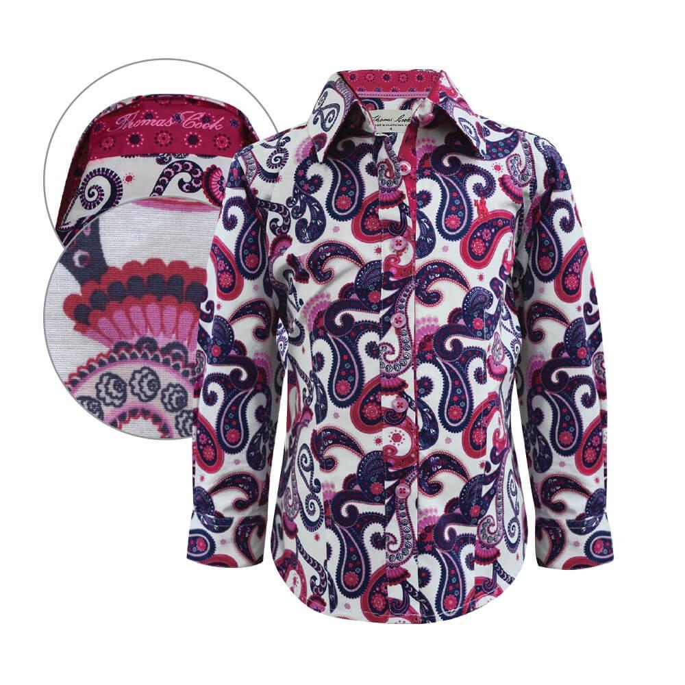 Girl's Thomas Cook Kathy Print Shirt - Diamond K Country