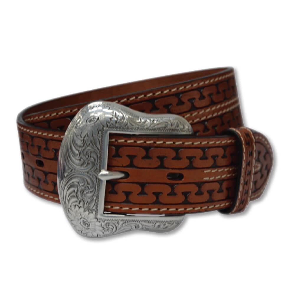 The Women's Twisted X Cognac Serpent Belt