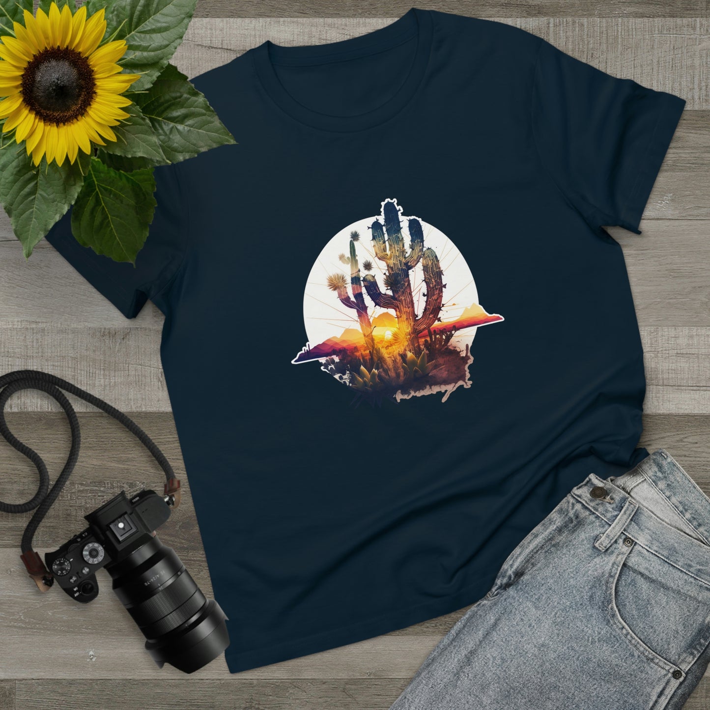 Women’s Cactus Sundowner  crew neck T-shirt