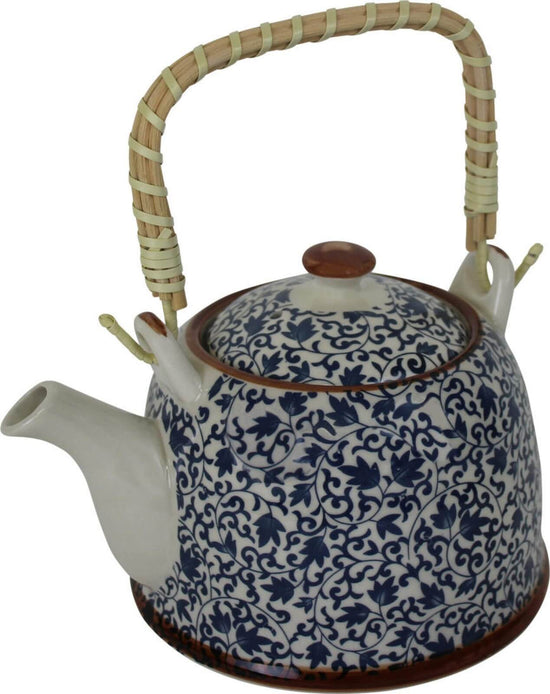 Lavida Teapot Floral Blue