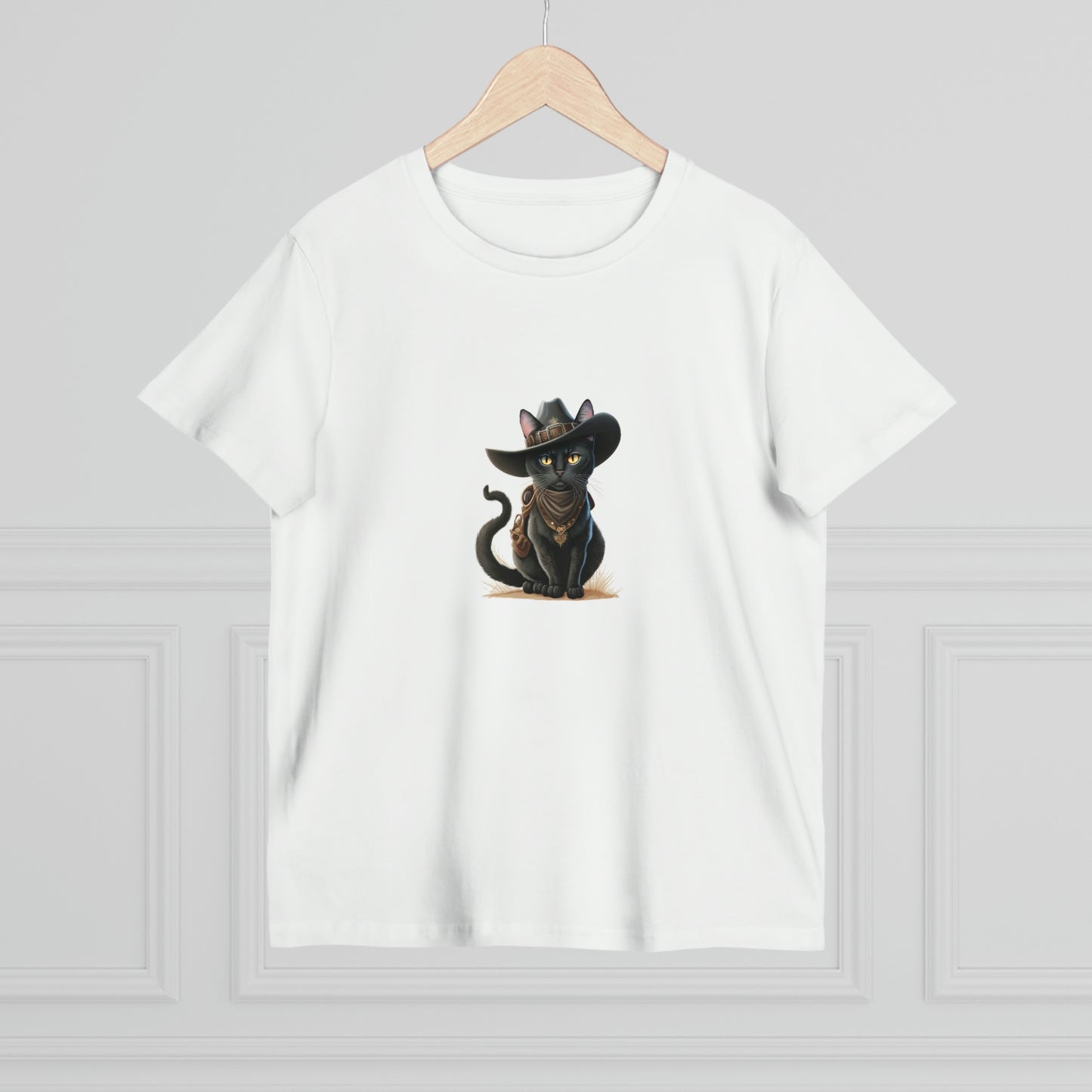Women's Western Kitty Crew Neck T-shirt